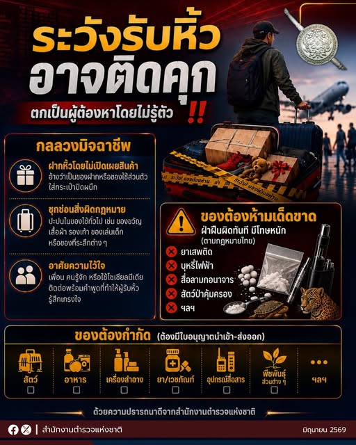 เตือนภัยรับหิ้ว
