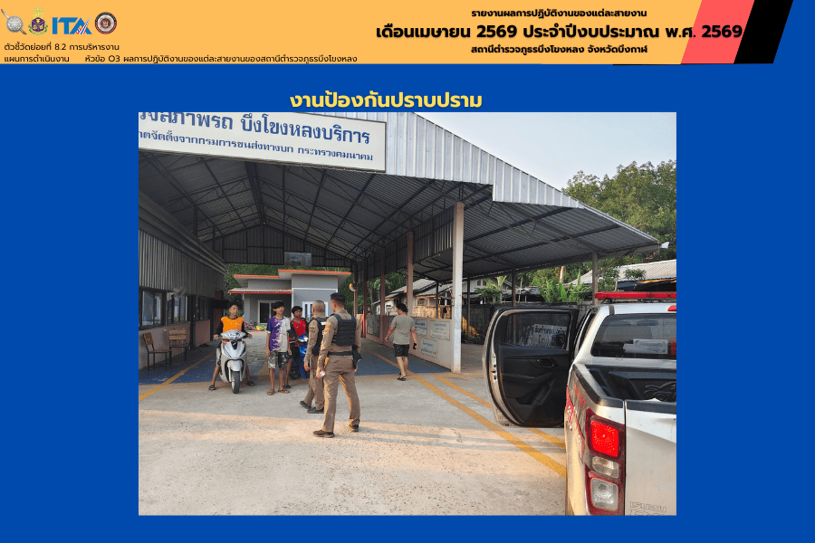 การปฏิบัติหน้าที่ร้อยเวร 20 สภ.บึงโขงหลง